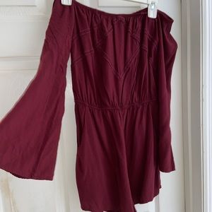 Target off the shoulder romper